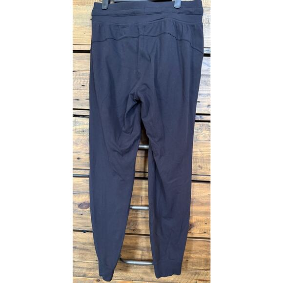 Lululemon Women's SZ 6 Black Joggers Activewear Stretch Athletic Logo Pockets - Picture 2 of 7